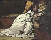 Jeunes Femmes Regardant Des Objets Japonais (Young Ladies Looking At Japanese Objects) (nn01) James Tissot